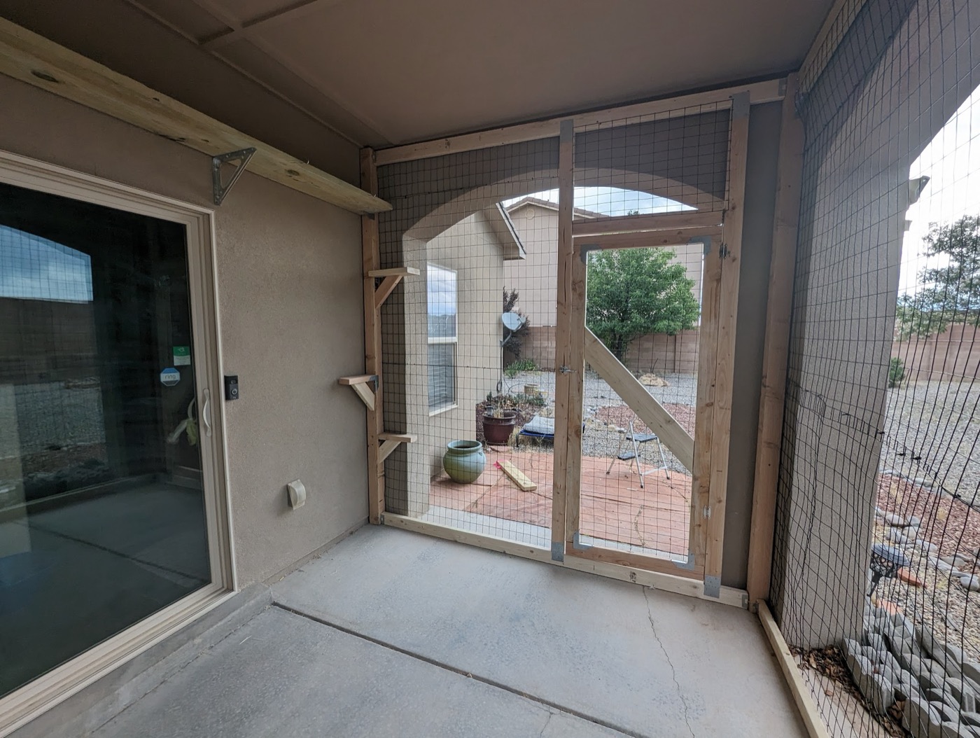 Enclosed Patio Run