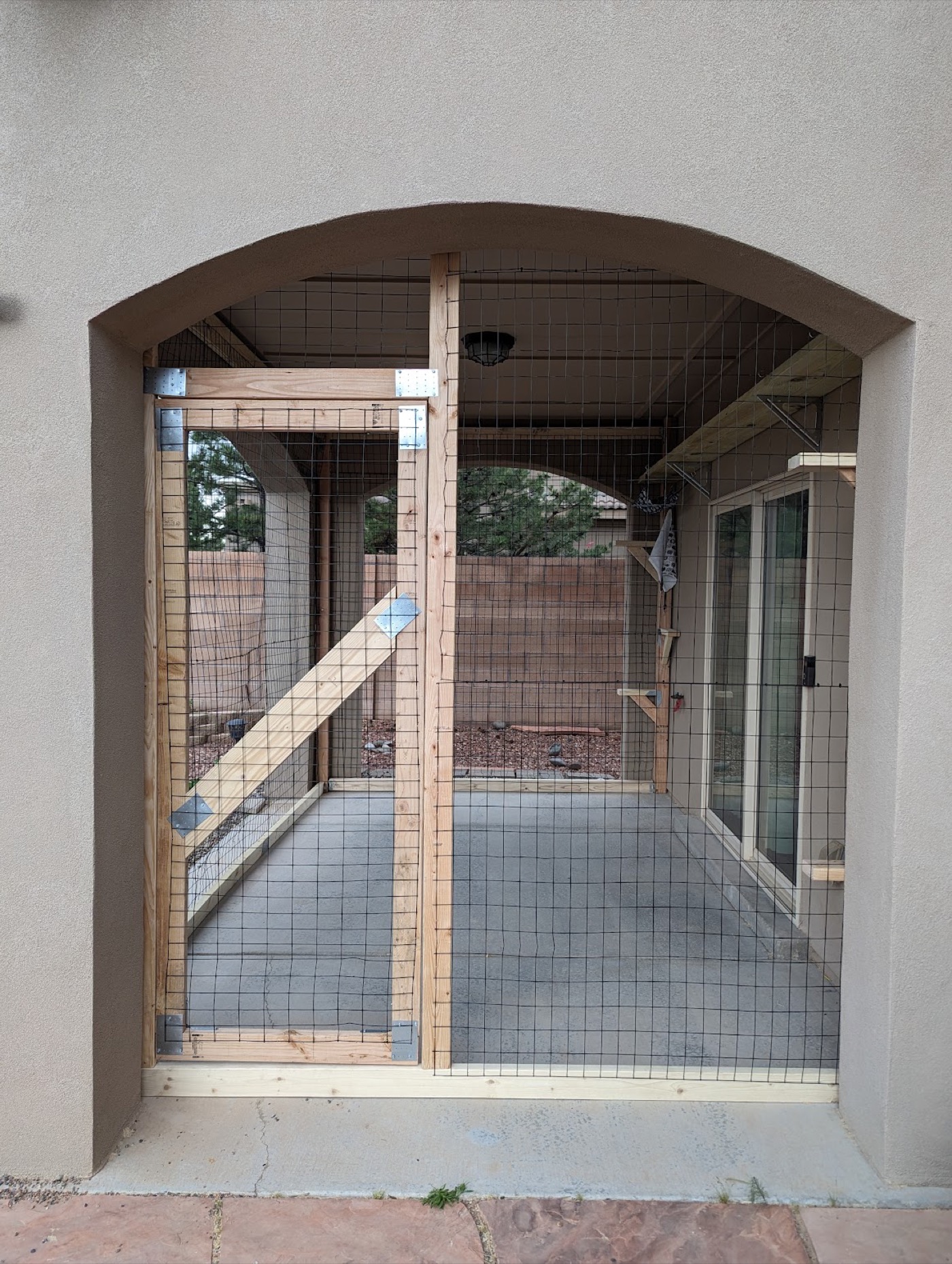 Enclosed Patio Run