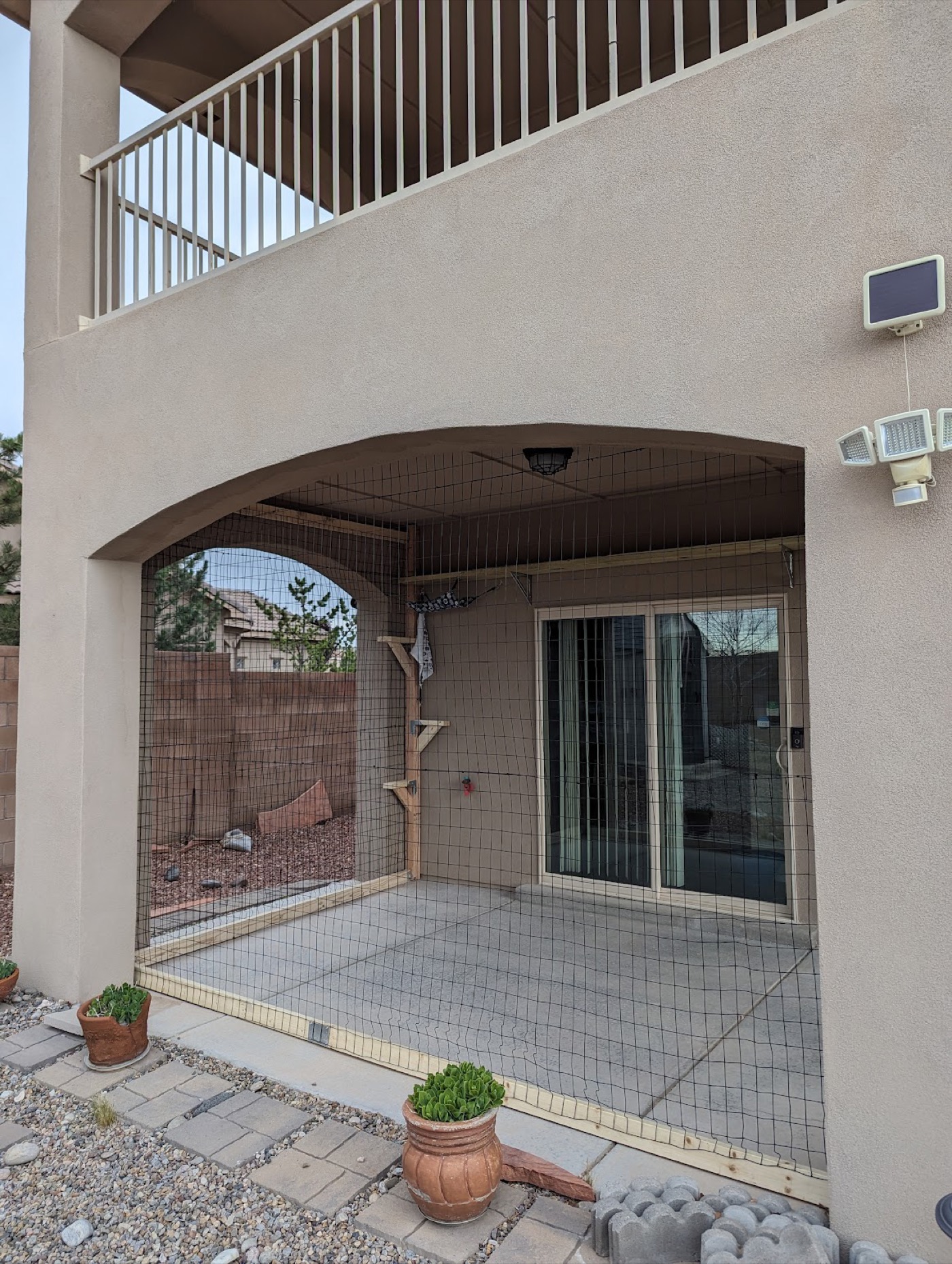 Enclosed Patio Run