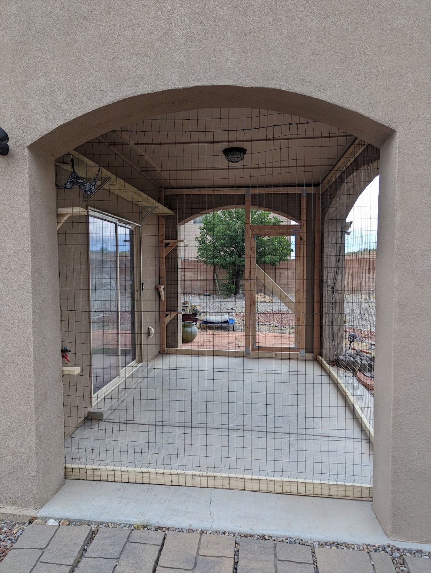 Enclosed Patio Run