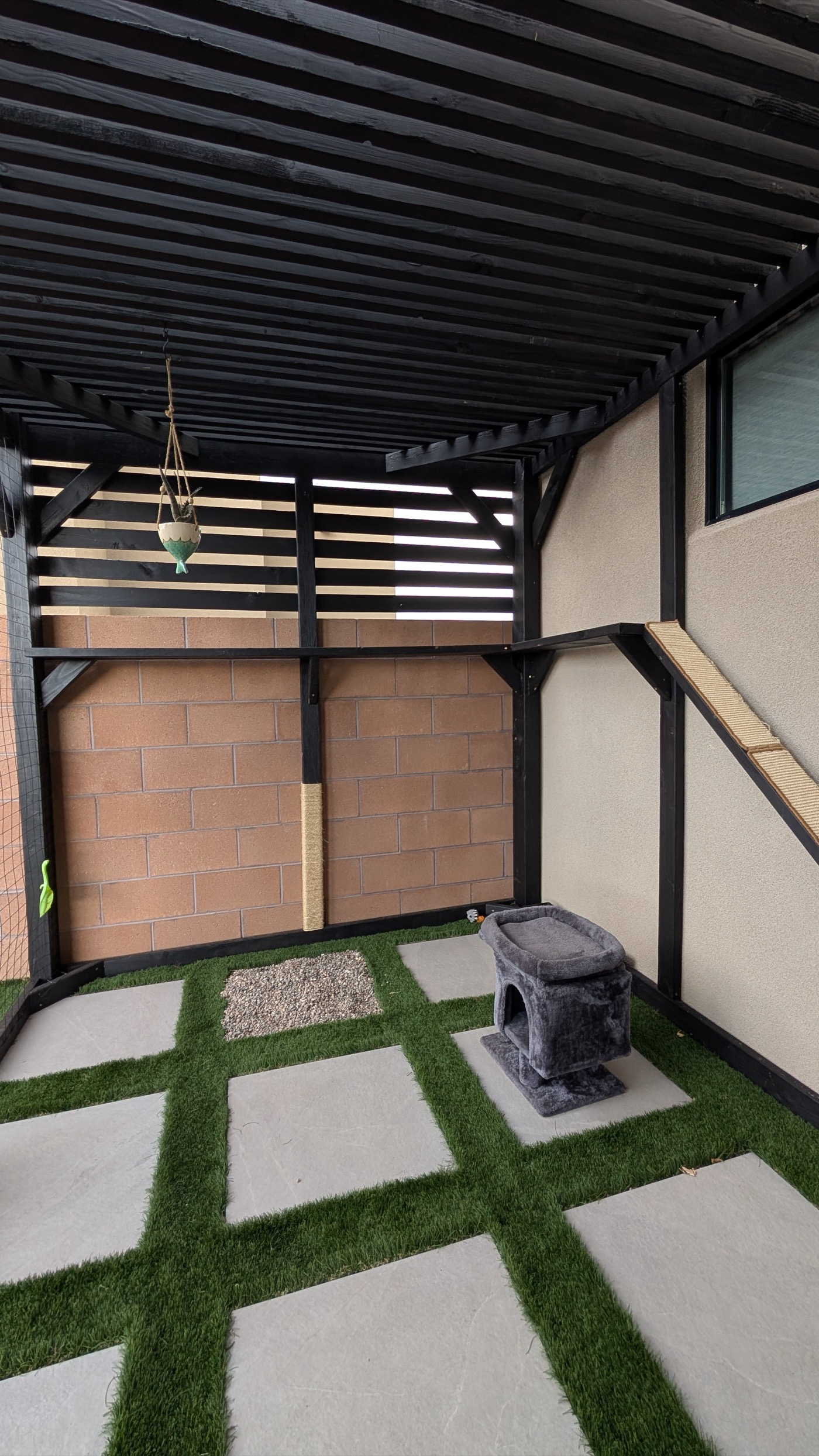 Wide-Run Backyard Catio