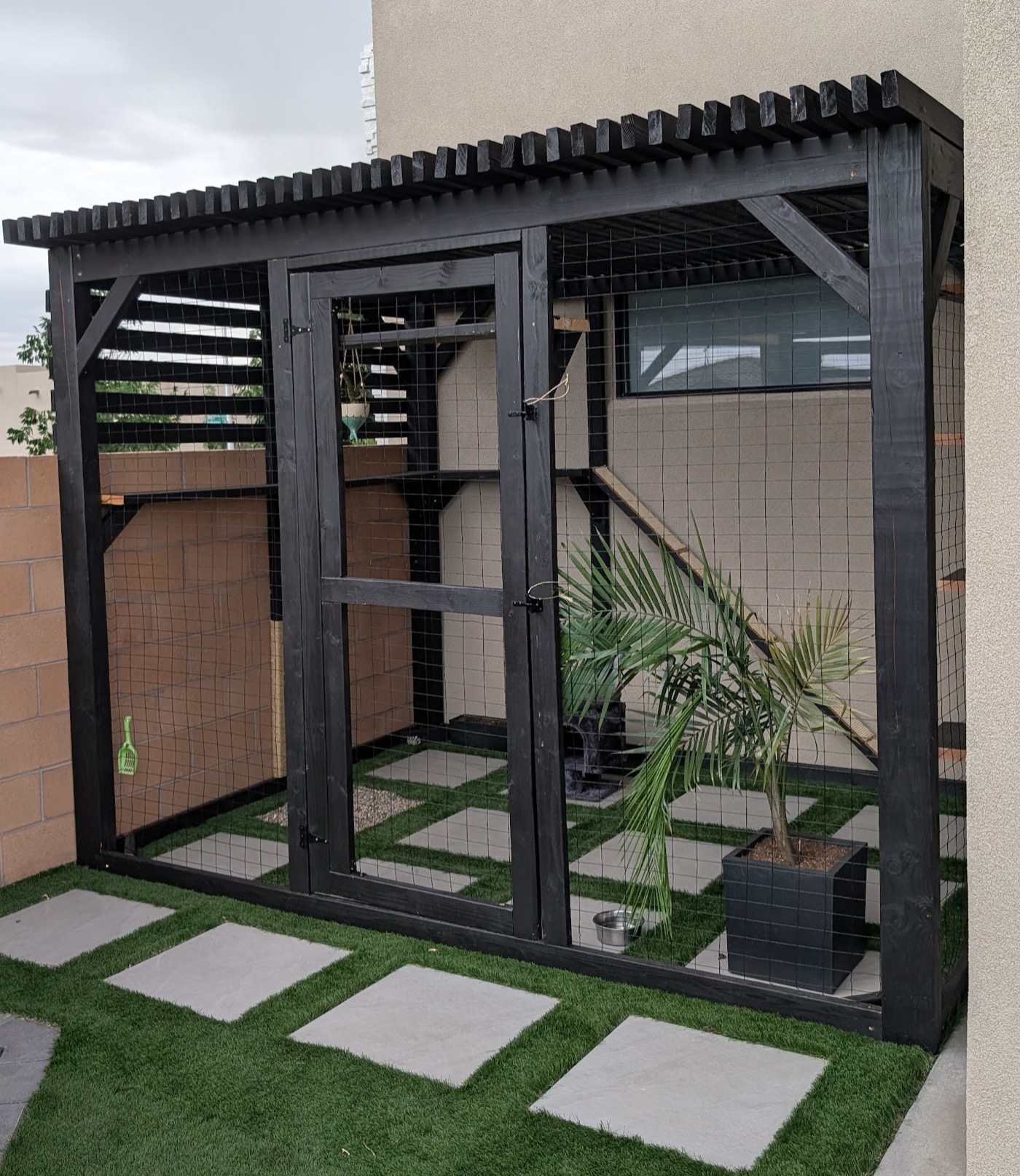 Wide-Run Backyard Catio